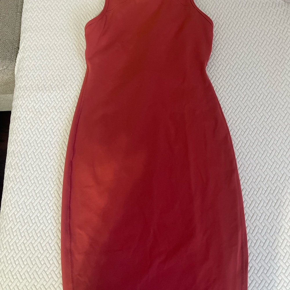 Athletica orange dress size 8
